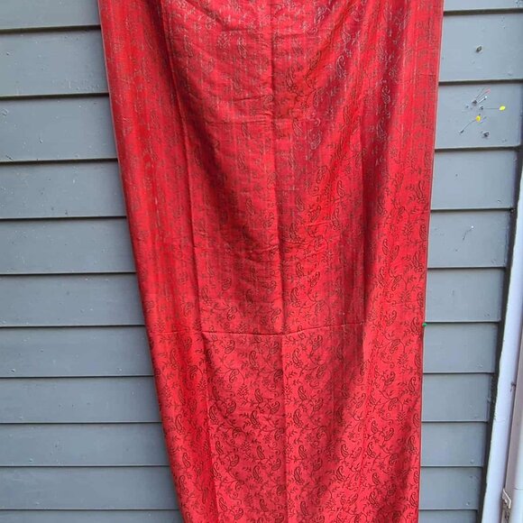 Watershawl  100% Pashmina Made in Nepal Rust Red - Picture 4 of 8